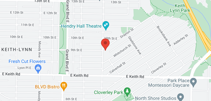 map of 850 HENDRY AVENUE